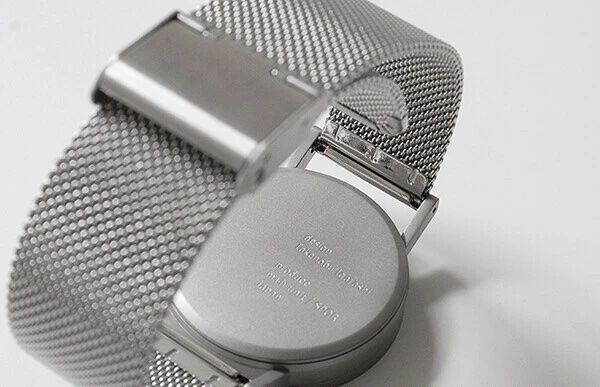 Lemnos eki watch 灰色紀念款 30mm（Mesh 金屬網帶）